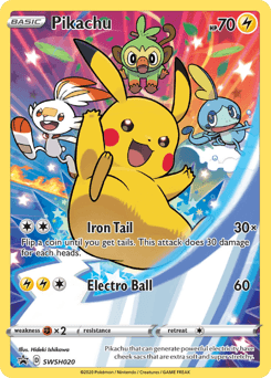 Pikachu SWSH020/307 — SWSH Black Star Promos