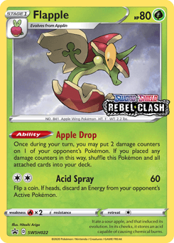 Flapple SWSH022/307 — SWSH Black Star Promos