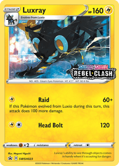 Luxray SWSH023/307 — SWSH Black Star Promos