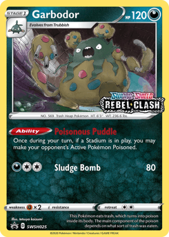 Garbodor SWSH025/307 — SWSH Black Star Promos
