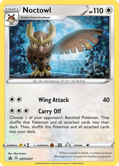Noctowl SWSH027/307 — SWSH Black Star Promos