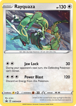 Rayquaza SWSH029/307 — SWSH Black Star Promos