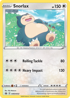 Snorlax SWSH032/307 — SWSH Black Star Promos