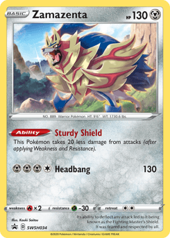 Zamazenta SWSH034/307 — SWSH Black Star Promos