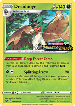 Decidueye SWSH035/307 — SWSH Black Star Promos