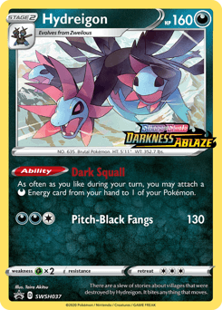 Hydreigon SWSH037/307 — SWSH Black Star Promos