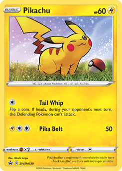 Pikachu SWSH039/307 — SWSH Black Star Promos