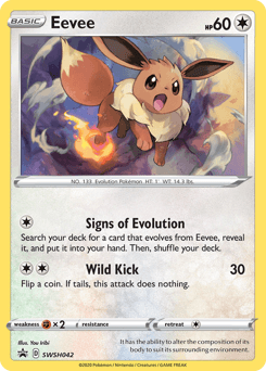 Eevee SWSH042/307 — SWSH Black Star Promos