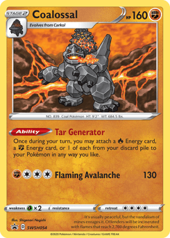 Coalossal SWSH054/307 — SWSH Black Star Promos