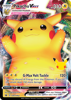 Pikachu VMAX SWSH062/307 — SWSH Black Star Promos