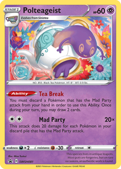 Polteageist SWSH081/307 — SWSH Black Star Promos