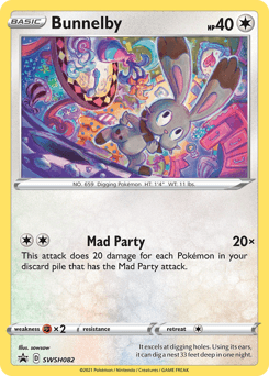 Bunnelby SWSH082/307 — SWSH Black Star Promos