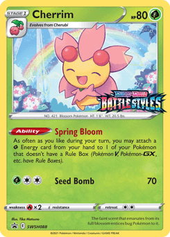 Cherrim SWSH088/307 — SWSH Black Star Promos