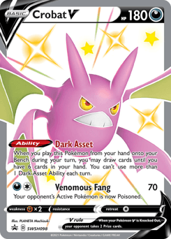Crobat V SWSH098/307 — SWSH Black Star Promos