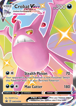 Crobat VMAX SWSH099/307 — SWSH Black Star Promos