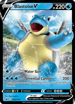 Blastoise V SWSH101/307 — SWSH Black Star Promos