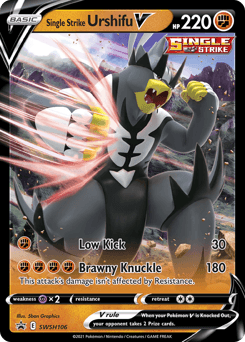 Single Strike Urshifu V SWSH106/307 — SWSH Black Star Promos