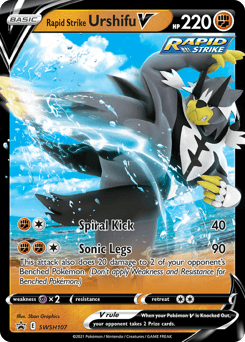 Rapid Strike Urshifu V SWSH107/307 — SWSH Black Star Promos