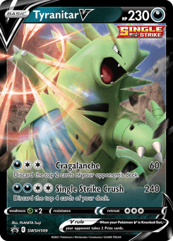 Tyranitar V SWSH109/307 — SWSH Black Star Promos