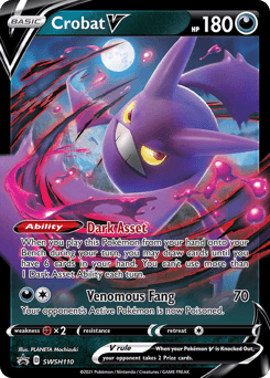 Crobat V SWSH110/307 — SWSH Black Star Promos
