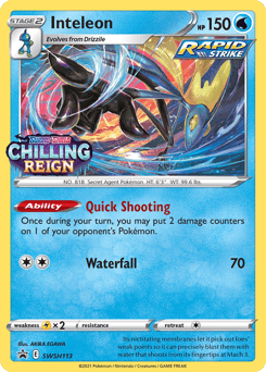 Inteleon SWSH113/307 — SWSH Black Star Promos