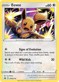Eevee SWSH118/307 — SWSH Black Star Promos