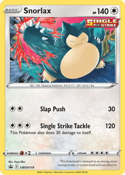 Snorlax SWSH119/307 — SWSH Black Star Promos