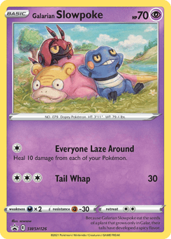 Galarian Slowpoke SWSH126/307 — SWSH Black Star Promos