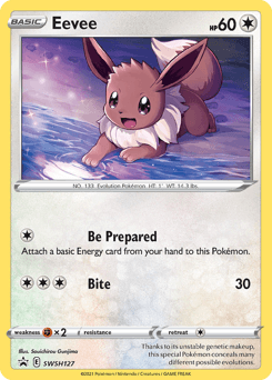 Eevee SWSH127/307 — SWSH Black Star Promos