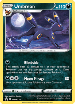 Umbreon SWSH129/307 — SWSH Black Star Promos