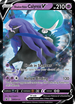 Shadow Rider Calyrex V SWSH131/307 — SWSH Black Star Promos