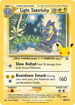 Light Toxtricity SWSH137/307 — SWSH Black Star Promos