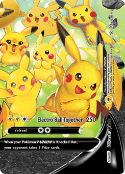 Pikachu V-UNION SWSH142/307 — SWSH Black Star Promos
