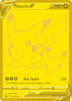 Pikachu V SWSH145/307 — SWSH Black Star Promos
