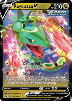 Rayquaza V SWSH147/307 — SWSH Black Star Promos