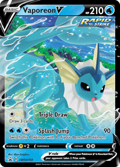 Vaporeon V SWSH150/307 — SWSH Black Star Promos