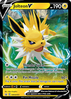 Jolteon V SWSH151/307 — SWSH Black Star Promos