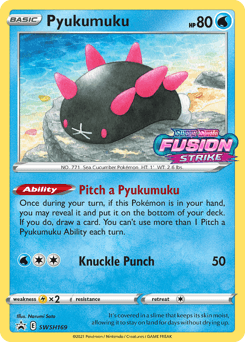 Pyukumuku SWSH169/307 — SWSH Black Star Promos