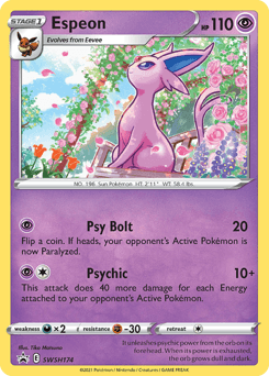 Espeon SWSH174/307 — SWSH Black Star Promos