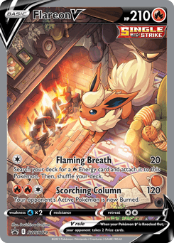 Flareon V SWSH179/307 — SWSH Black Star Promos