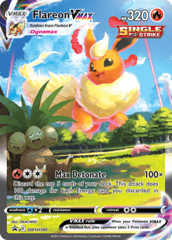 Flareon VMAX SWSH180/307 — SWSH Black Star Promos