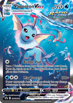Vaporeon VMAX SWSH182/307 — SWSH Black Star Promos