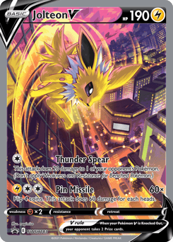 Jolteon V SWSH183/307 — SWSH Black Star Promos