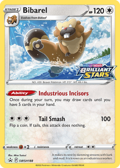 Bibarel SWSH188/307 — SWSH Black Star Promos