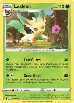 Leafeon SWSH191/307 — SWSH Black Star Promos