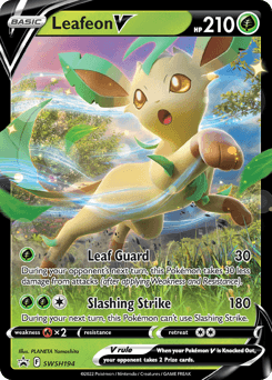 Leafeon V SWSH194/307 — SWSH Black Star Promos