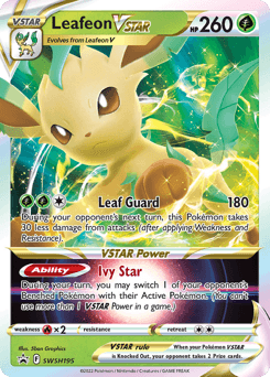 Leafeon VSTAR SWSH195/307 — SWSH Black Star Promos