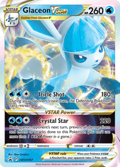 Glaceon VSTAR SWSH197/307 — SWSH Black Star Promos