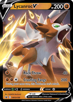 Lycanroc V SWSH199/307 — SWSH Black Star Promos