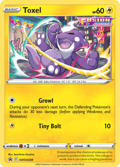 Toxel SWSH209/307 — SWSH Black Star Promos
